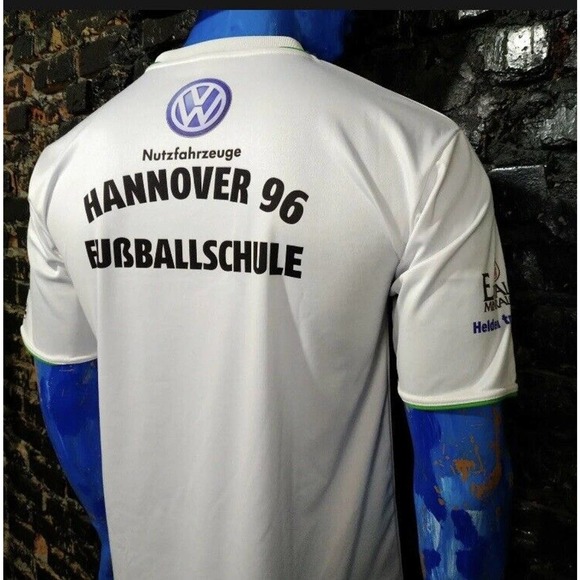 Hannover 96 Training Jersey Football Shirt White Jako Polyester Trikot Mens SZ M - Picture 11 of 12